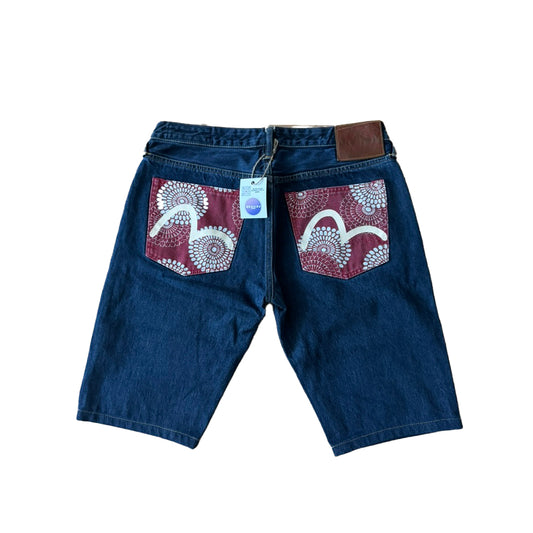 Blugi Evisu - Seagull Pocket Logo Denim Jorts