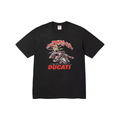 Supreme x Ducati Bike Tee Black